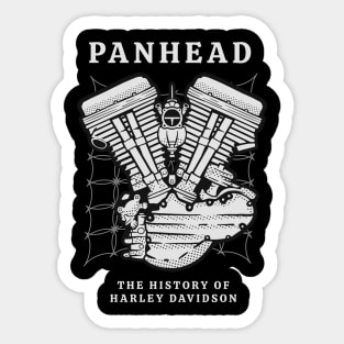 panhead american engine Sticker